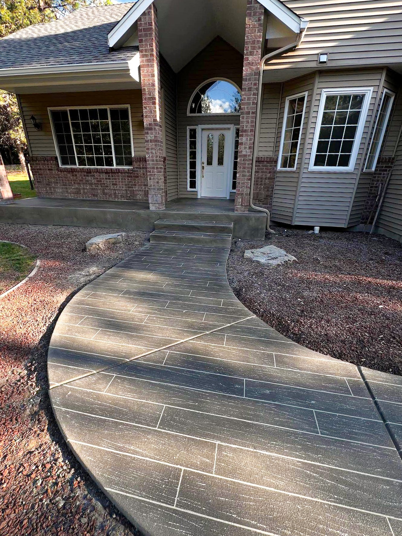   Finished Walkway