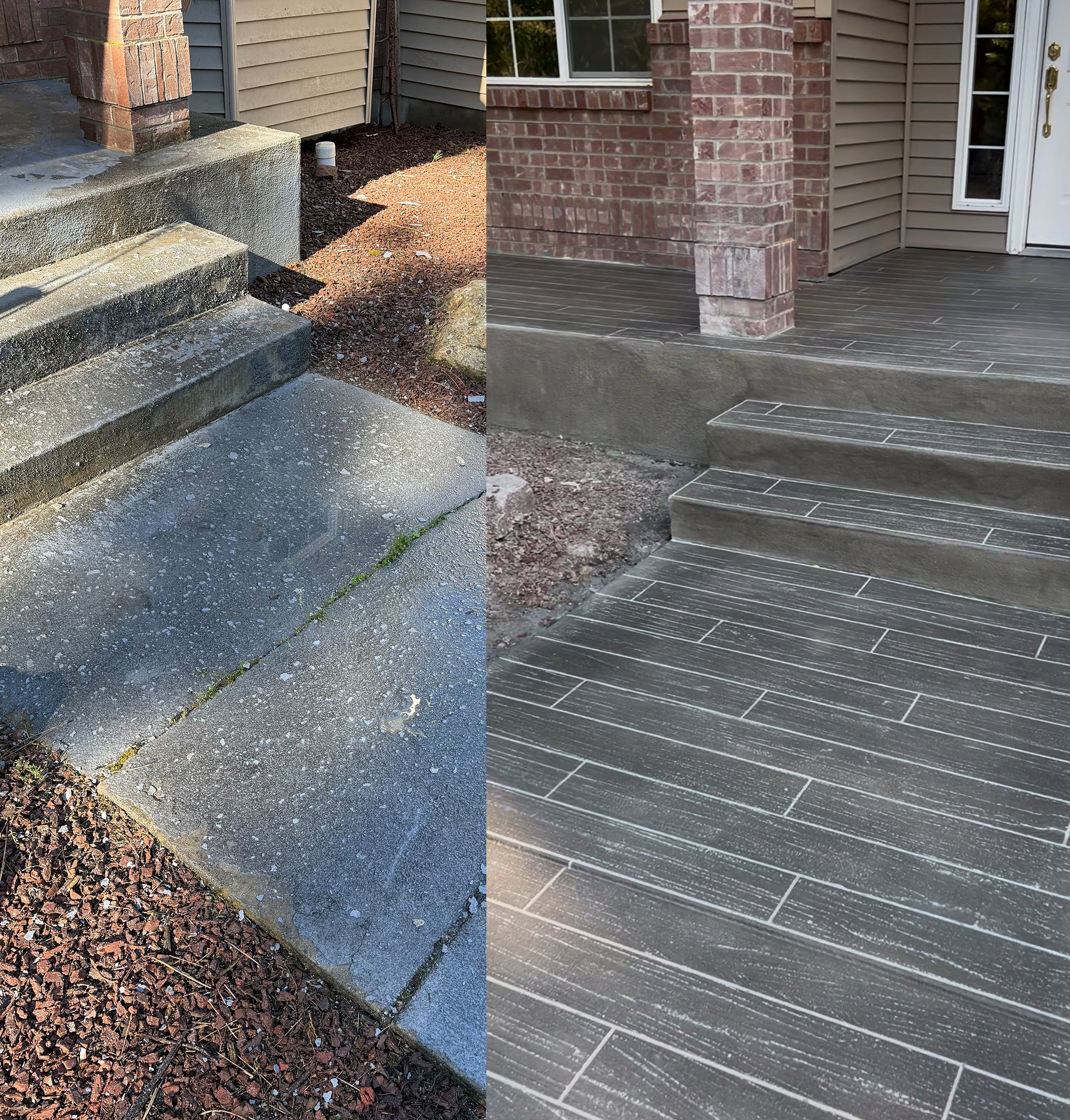 Before & After Walkway