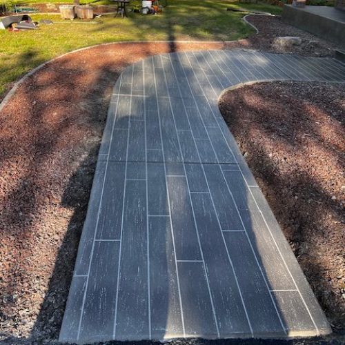 Walkway after