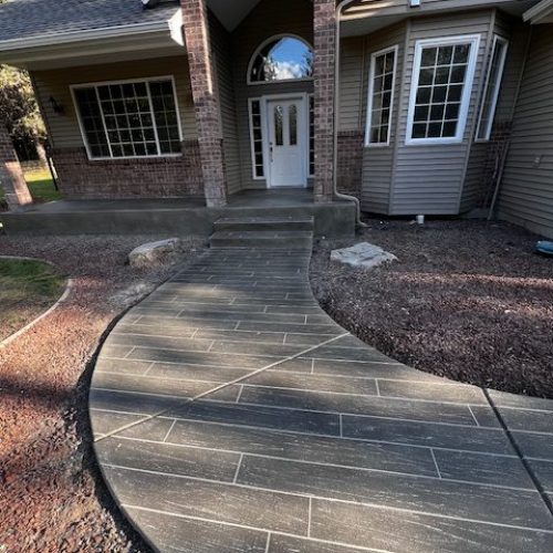 Walkway after