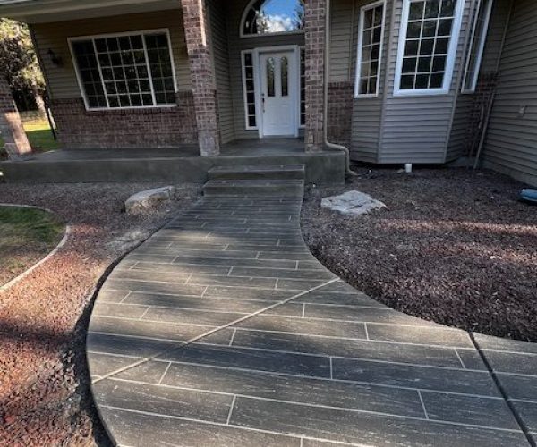 Walkway after